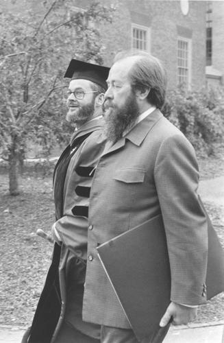 Солженицын в Гарварде
